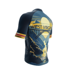 West Virginia US State | Short Sleeve Cycling PRO Jersey | Men and Women