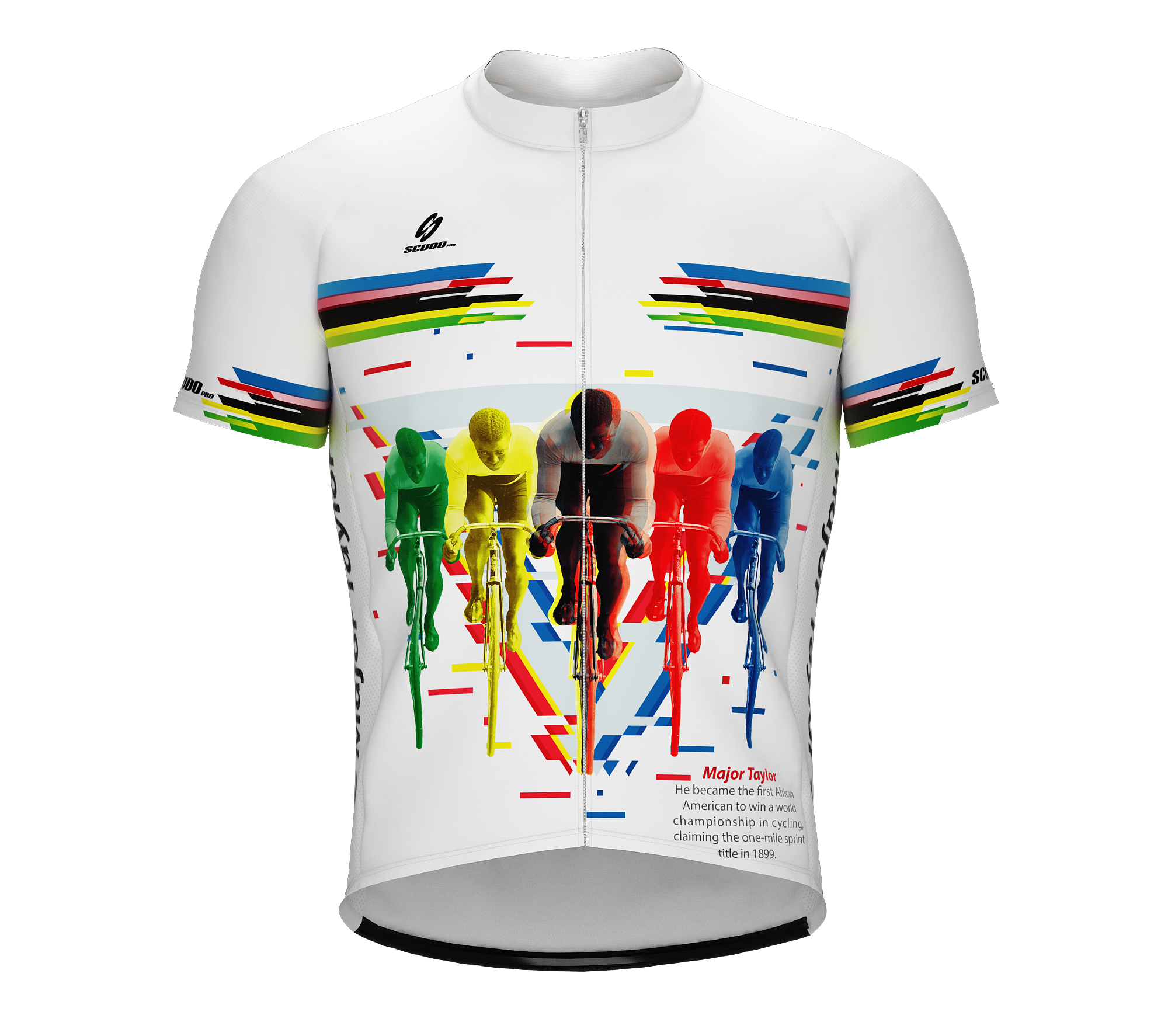 Major Taylor | World Champion | Short Sleeve Cycling PELOTON Jersey