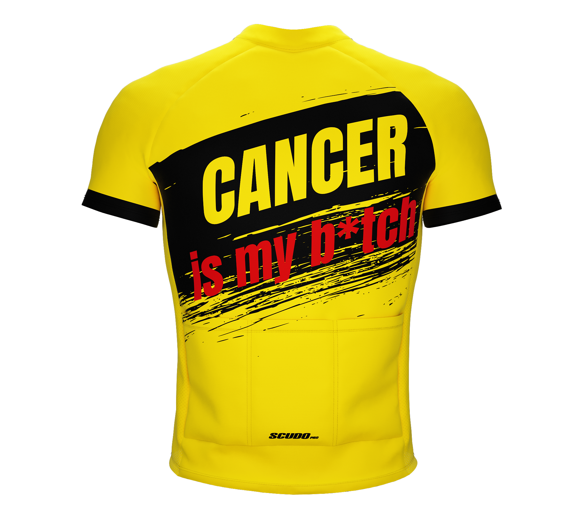 F* Cancer | My B* | Short Sleeve Cycling Peloton Fit Jersey