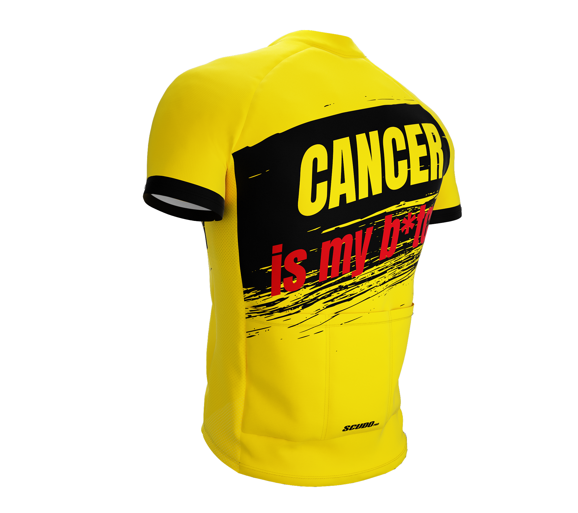 F* Cancer | My B* | Short Sleeve Cycling Peloton Fit Jersey
