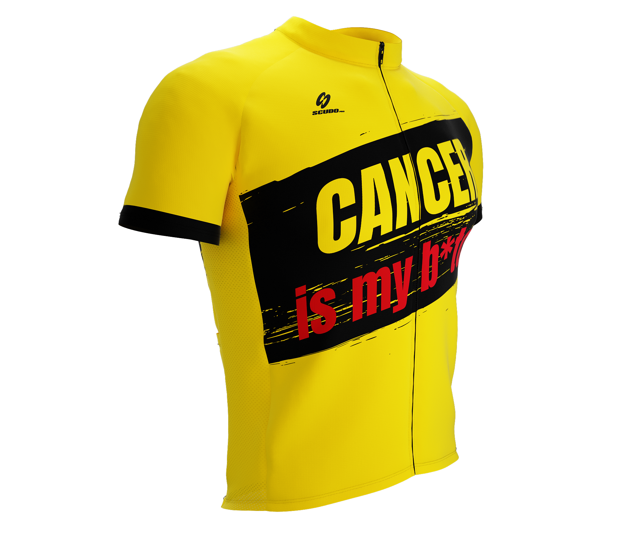 F* Cancer | My B* | Short Sleeve Cycling Peloton Fit Jersey