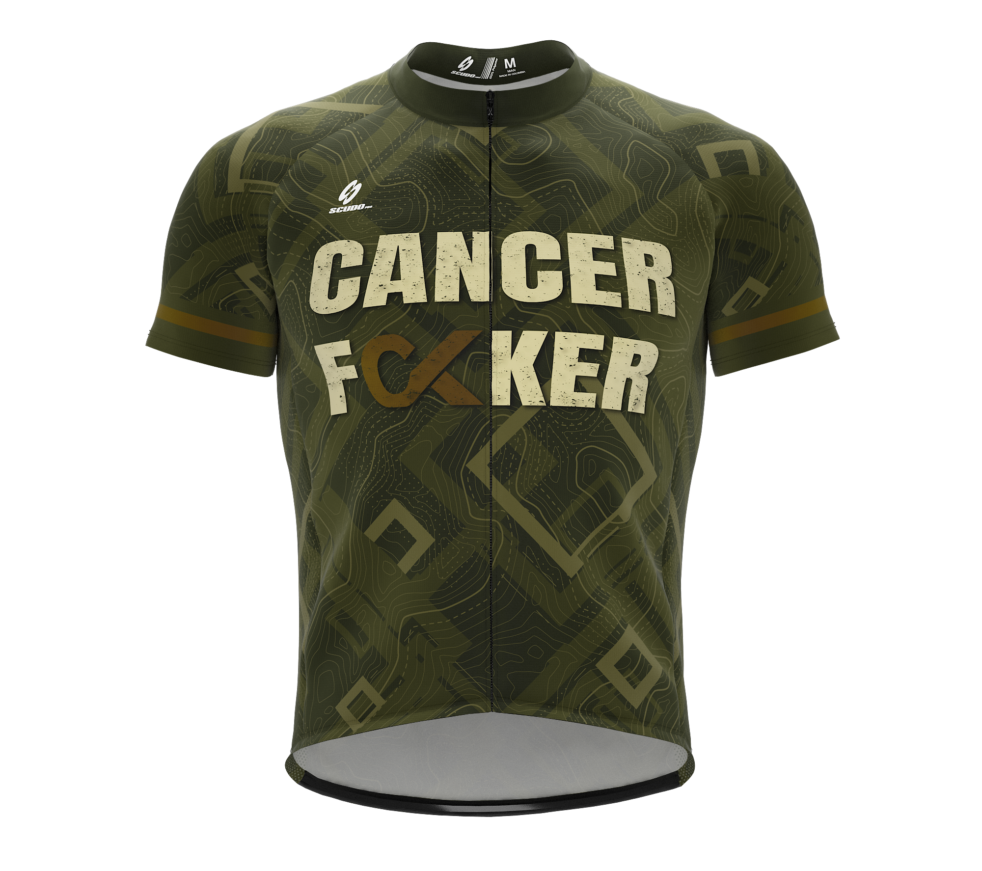 F* Cancer | C-FKR | Short Sleeve Cycling Peloton Fit Jersey