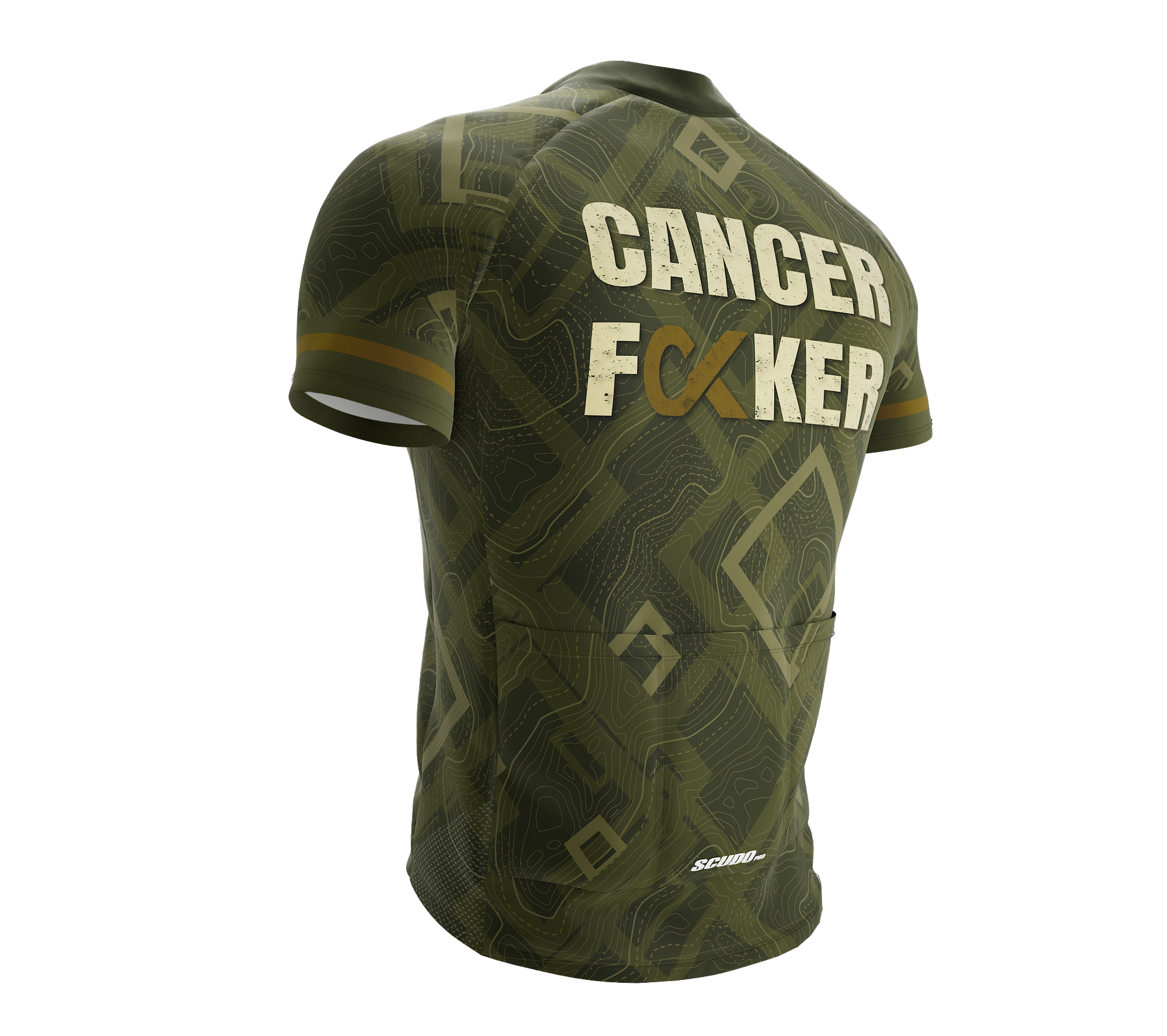 F* Cancer | C-FKR | Short Sleeve Cycling Peloton Fit Jersey