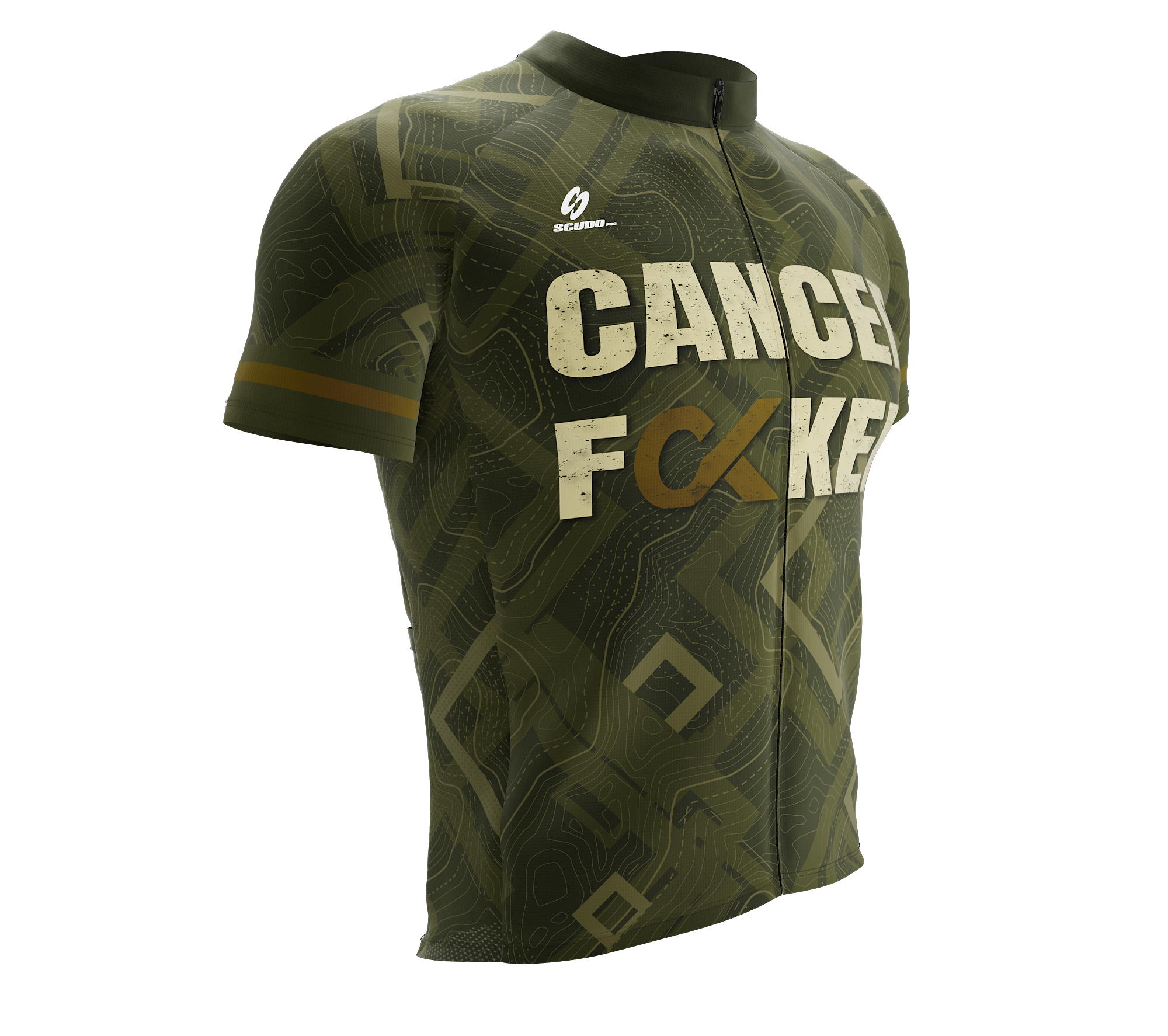 F* Cancer | C-FKR | Short Sleeve Cycling Peloton Fit Jersey