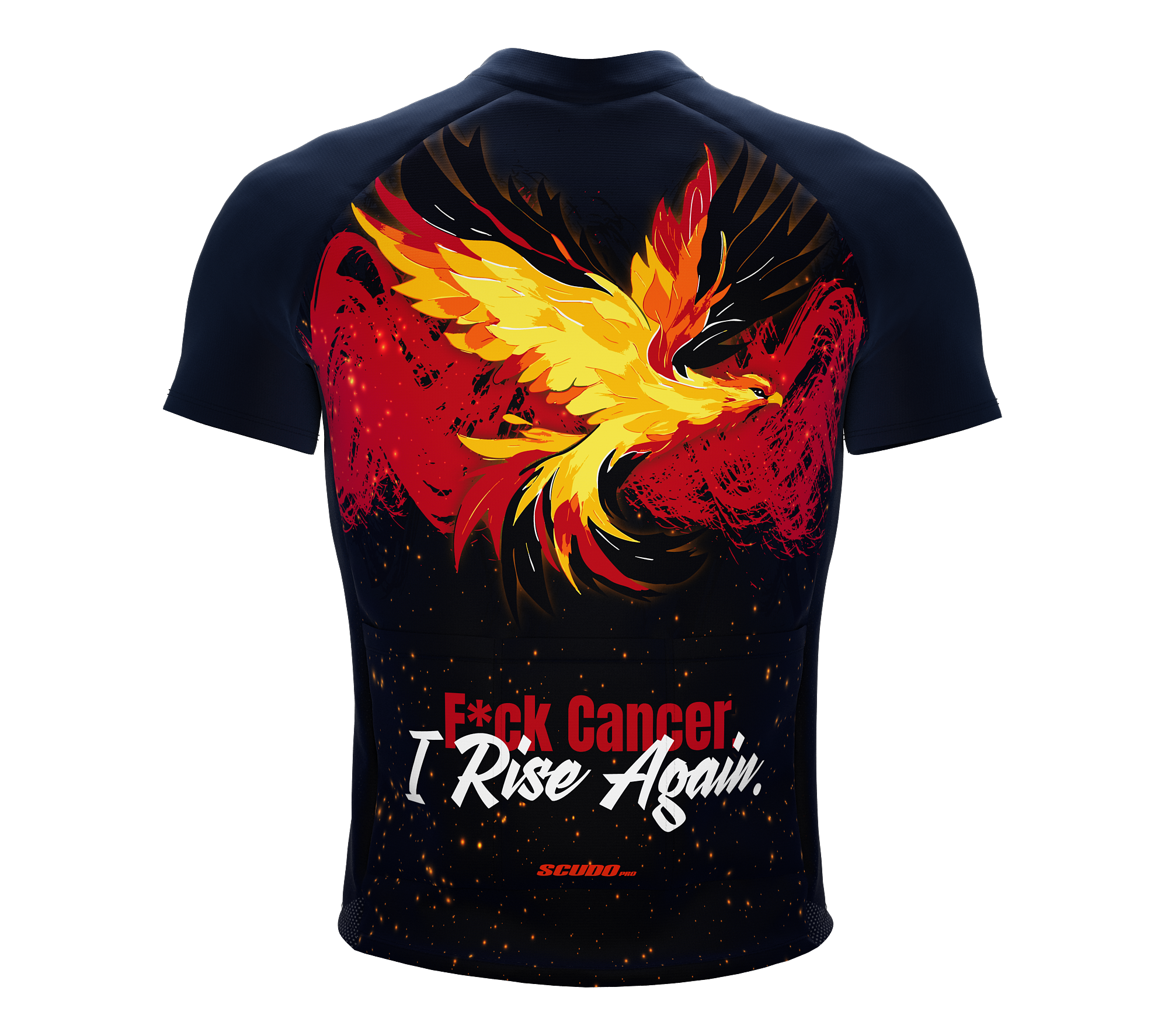 F* Cancer | Phoenix | Short Sleeve Cycling Peloton Fit Jersey