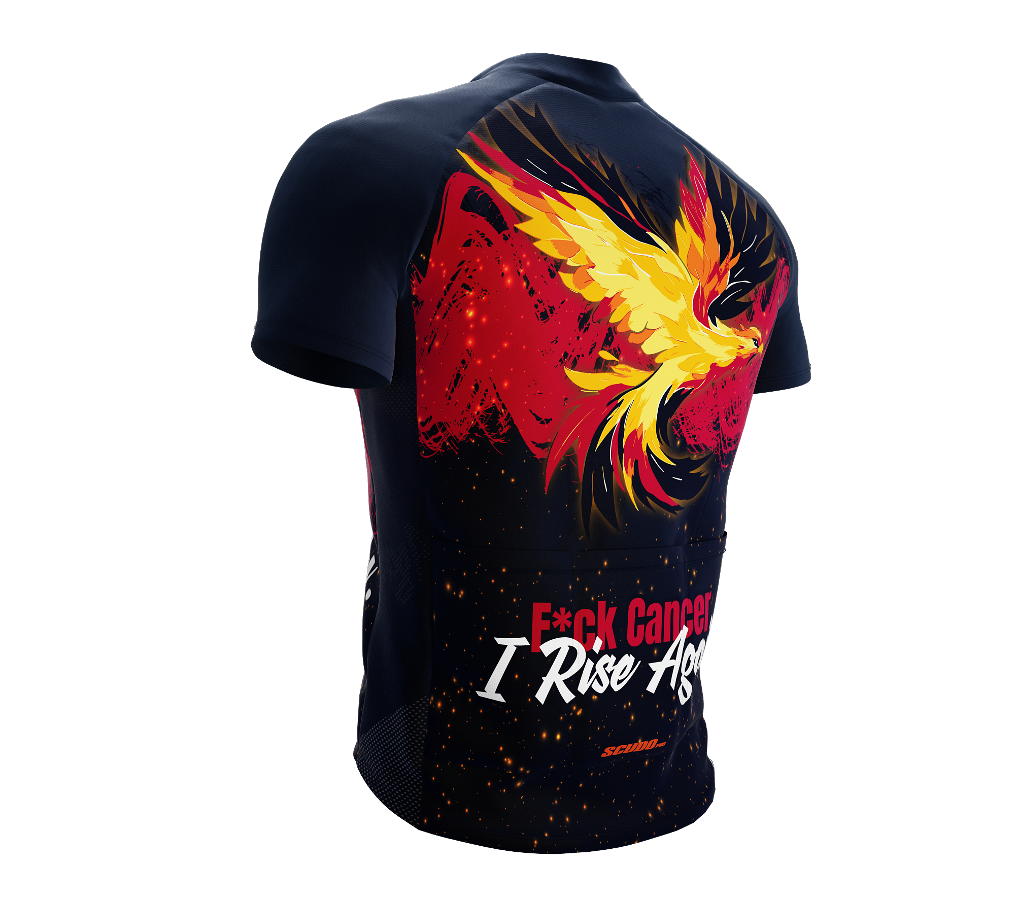 F* Cancer | Phoenix | Short Sleeve Cycling Peloton Fit Jersey