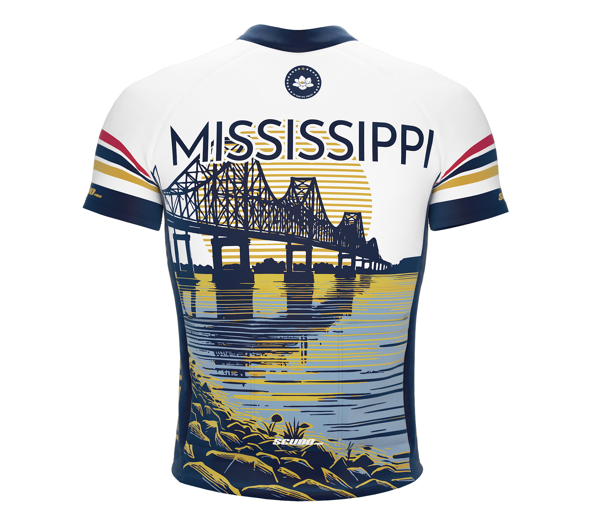 Mississippi US State | Short Sleeve Cycling PRO Jersey | Men and Women