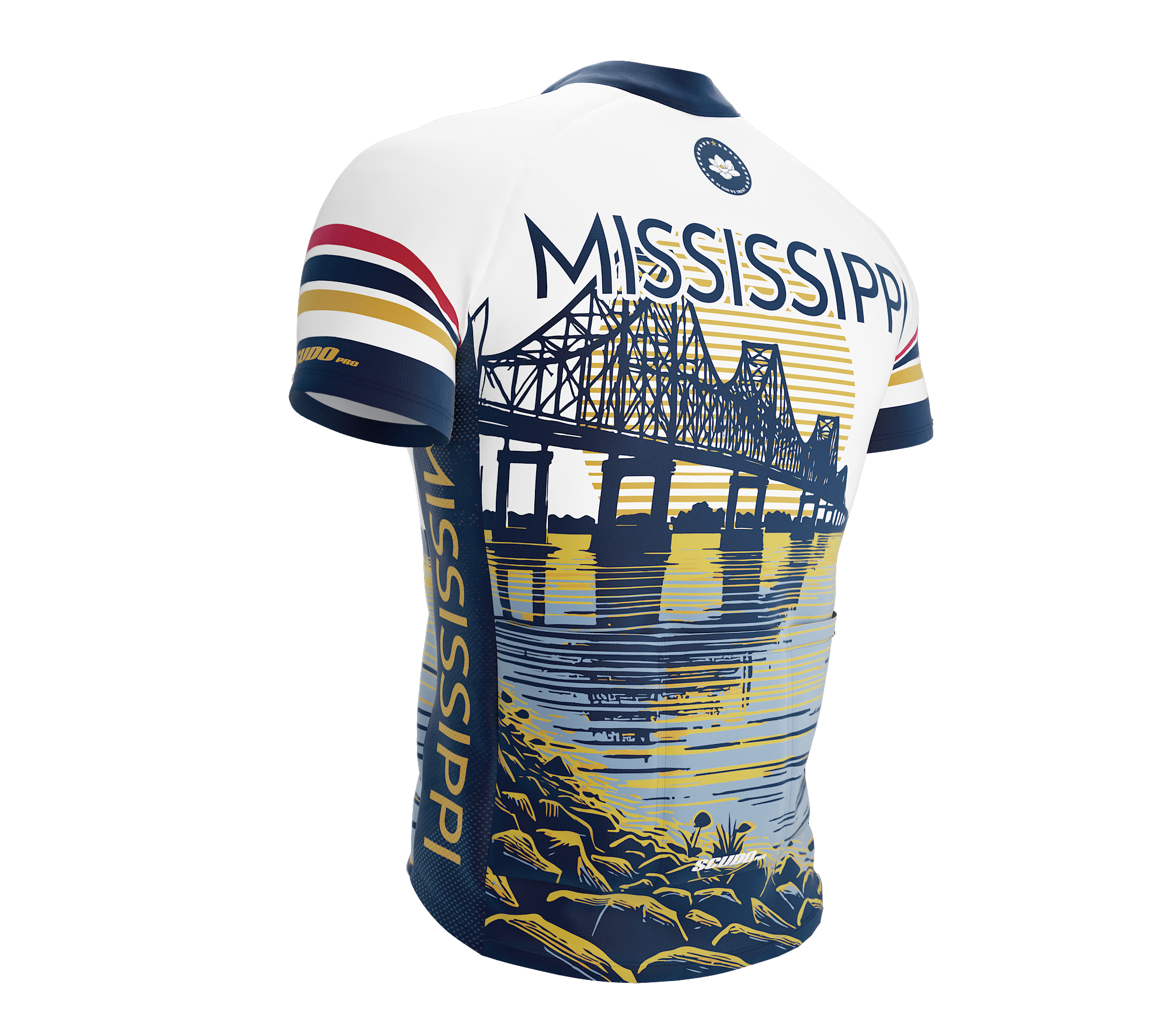Mississippi US State | Short Sleeve Cycling PRO Jersey | Men and Women