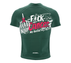 F* Cancer | My Battle My Rules | Short Sleeve Cycling Peloton Fit Jersey