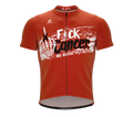 F* Cancer | My Battle My Rules | Short Sleeve Cycling Peloton Fit Jersey