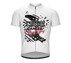 F* Cancer | Pedaled Through | Short Sleeve Cycling Peloton Fit Jersey