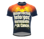 F* Cancer | Resurrected | Short Sleeve Cycling Peloton Fit Jersey