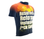 F* Cancer | Resurrected | Short Sleeve Cycling Peloton Fit Jersey