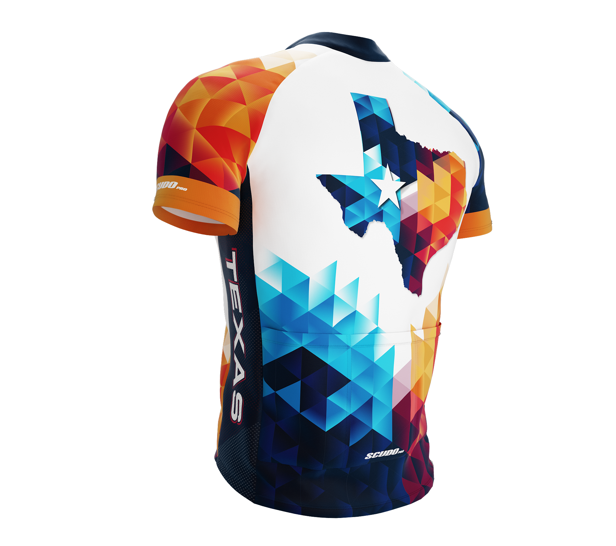 TEXAS | Geometric | Short Sleeve Cycling PRO Jersey | Men and Women
