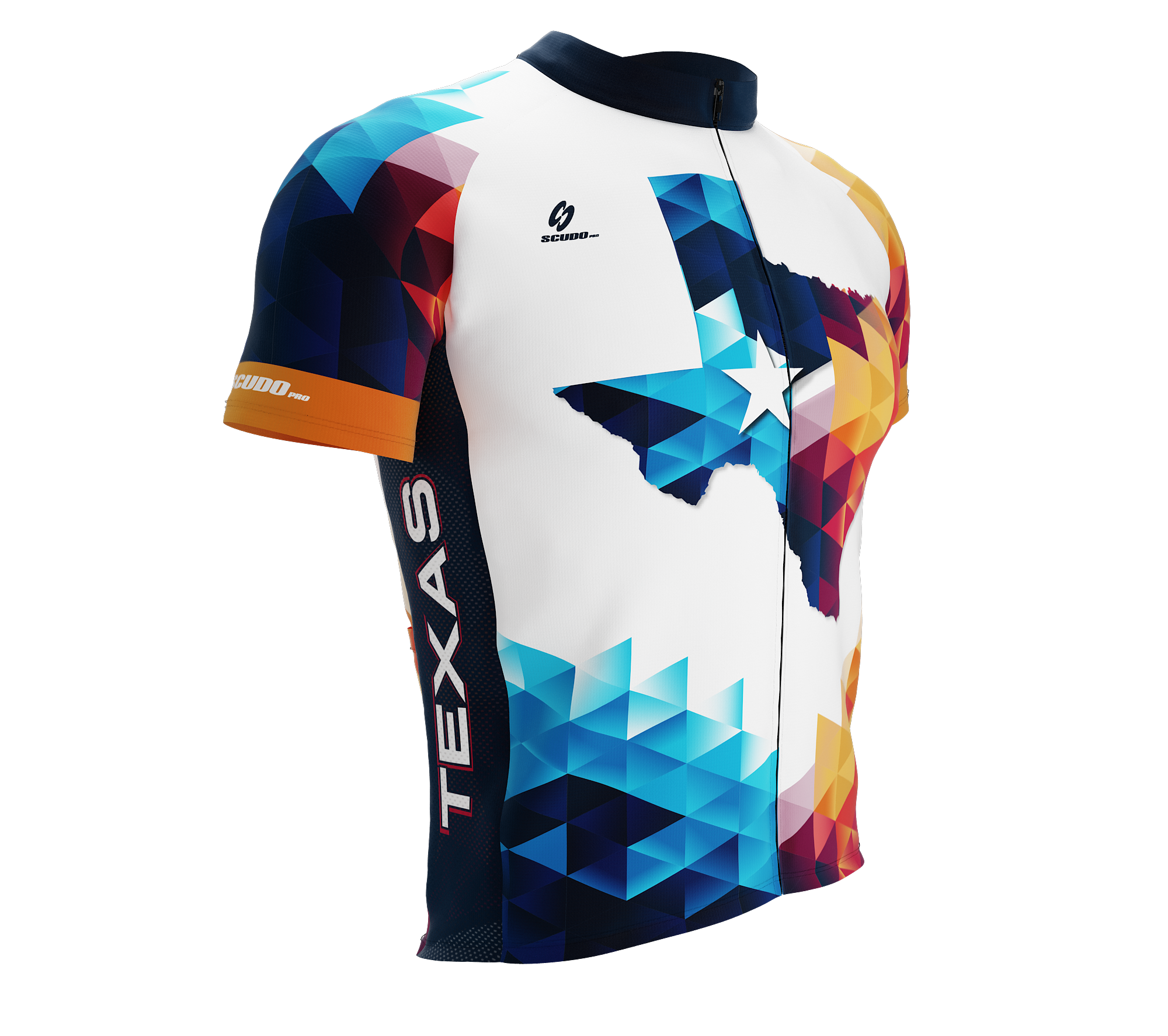 TEXAS | Geometric | Short Sleeve Cycling PRO Jersey | Men and Women