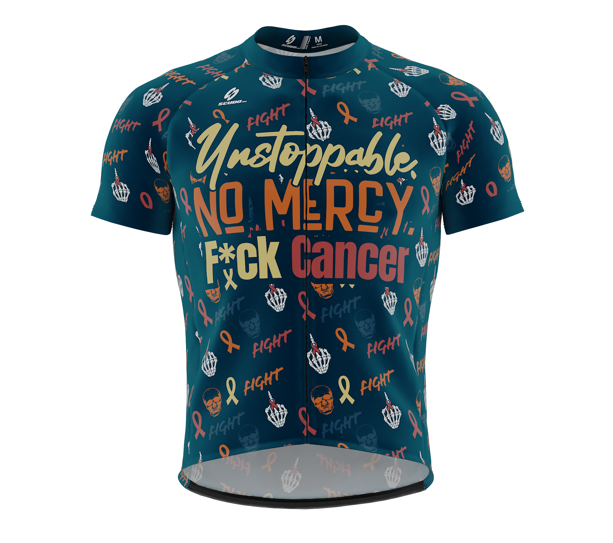 F* Cancer | Unstoppable | Short Sleeve Cycling Peloton Fit Jersey