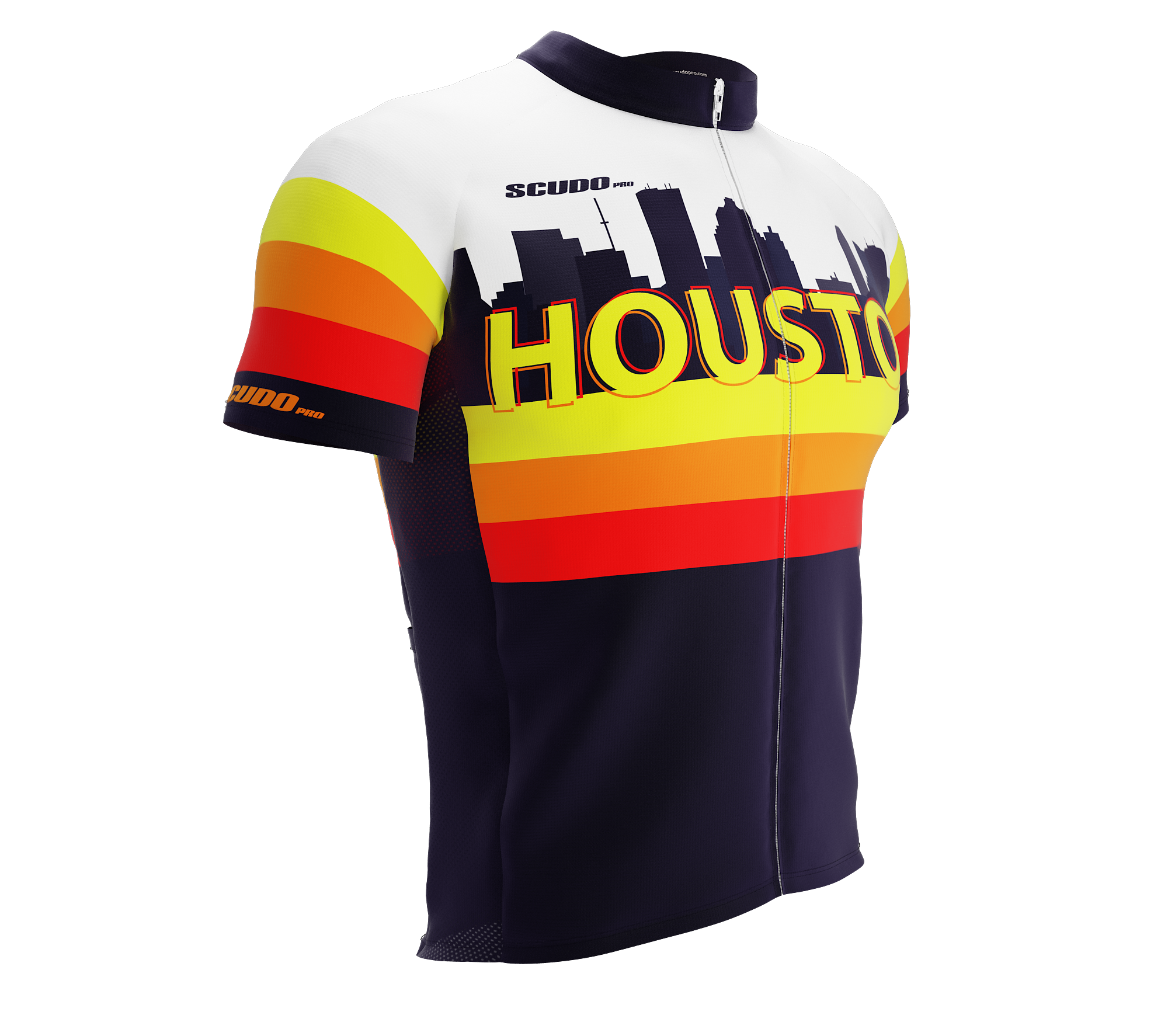 Houston Pro Jersey & Black Bibshort Bundle for Men
