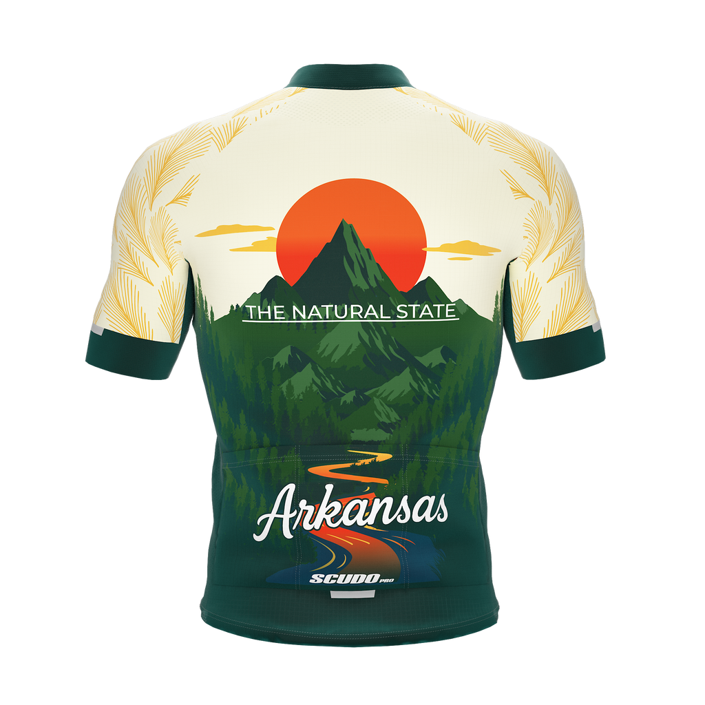 Arkansas US State | V2 | Short Sleeve Cycling PRO Jersey