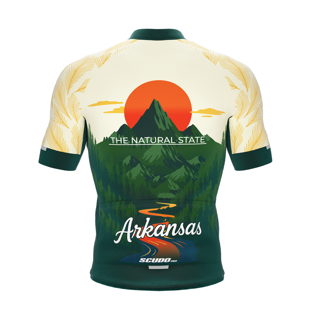 Arkansas US State | V2 | Short Sleeve Cycling PRO Jersey