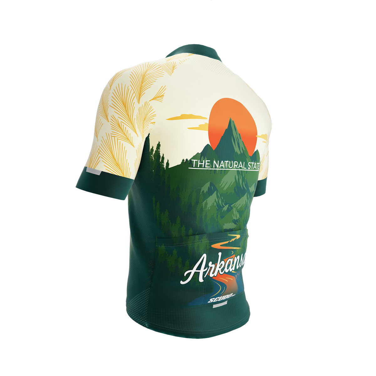 Arkansas US State | V2 | Short Sleeve Cycling PRO Jersey