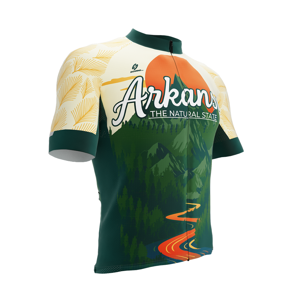 Arkansas US State | V2 | Short Sleeve Cycling PRO Jersey
