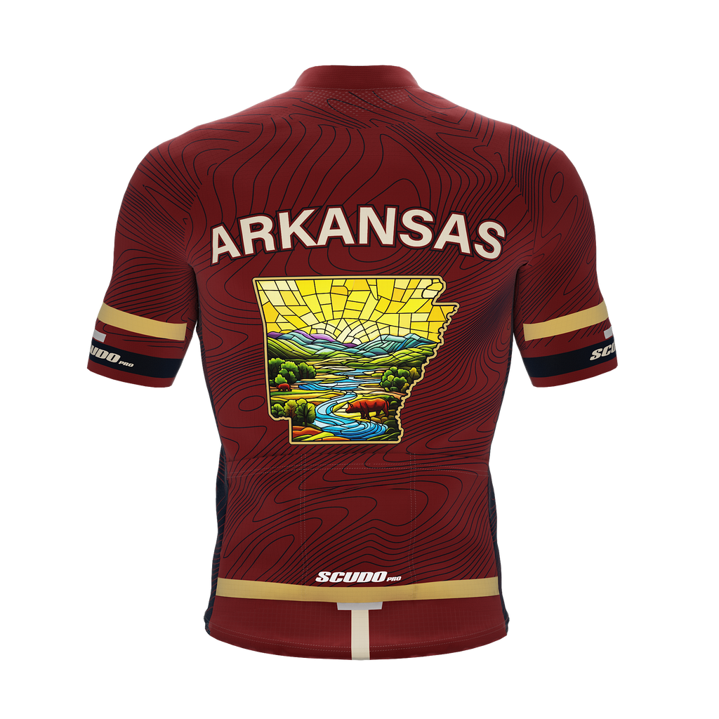 Arkansas US State | V3 | Short Sleeve Cycling PRO Jersey