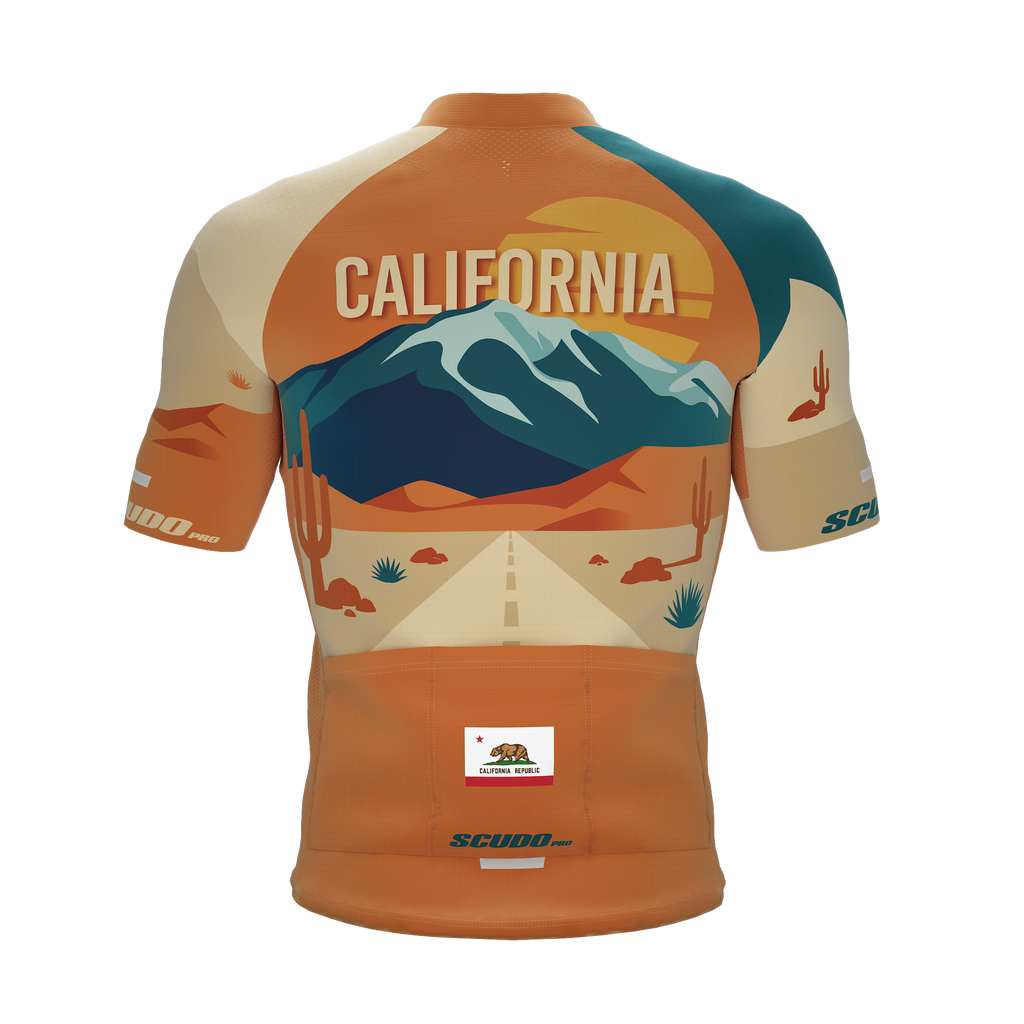 California US State | Palm Springs | Short Sleeve Cycling PRO Jersey