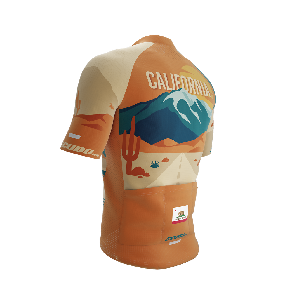 California US State | Palm Springs | Short Sleeve Cycling PRO Jersey