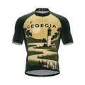 Georgia US State | Lighthouse | Short Sleeve Cycling PRO Jersey