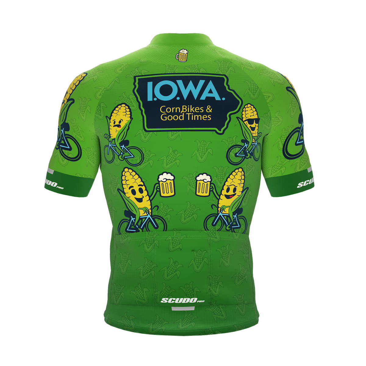 IOWA US State | Corn | Short Sleeve Cycling PRO Jersey