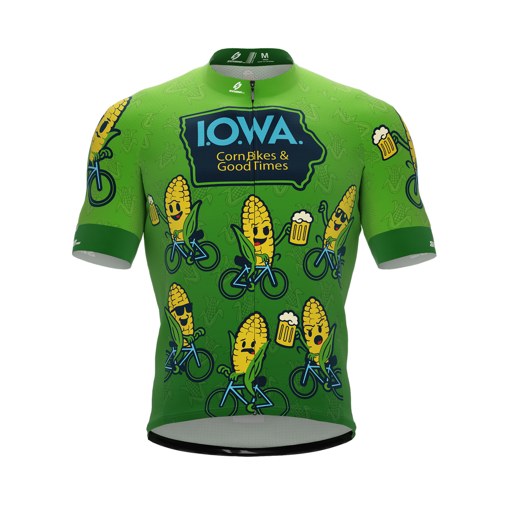IOWA US State | Corn | Short Sleeve Cycling PRO Jersey