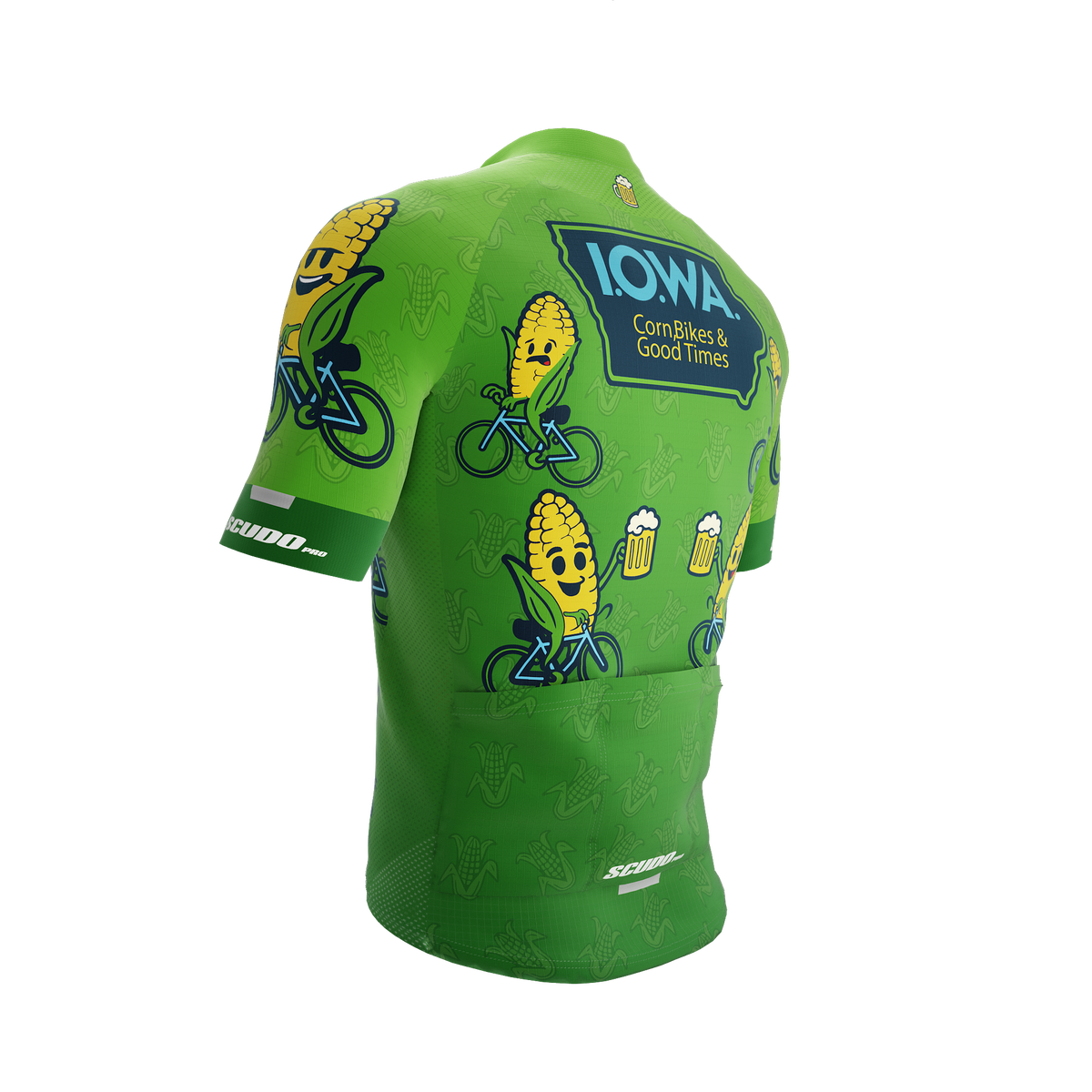 IOWA US State | Corn | Short Sleeve Cycling PRO Jersey