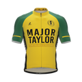 Major Taylor | Black Cyclone | Short Sleeve Cycling PRO Jersey