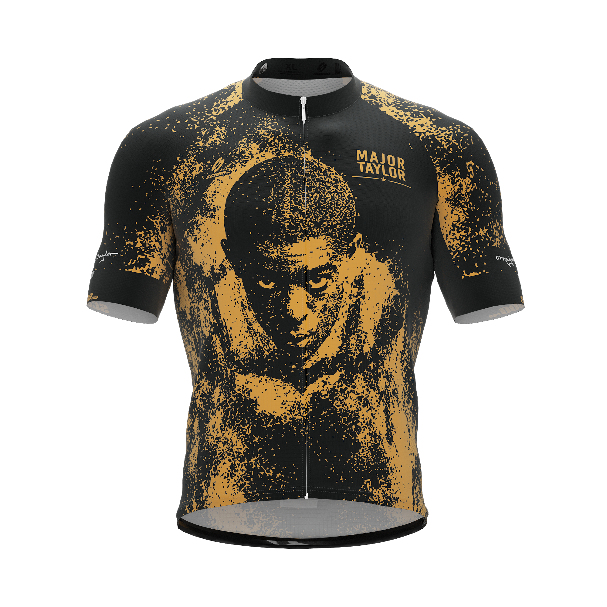 Major Taylor | Legend | Carbon Yellow | Short Sleeve Cycling PRO Jersey
