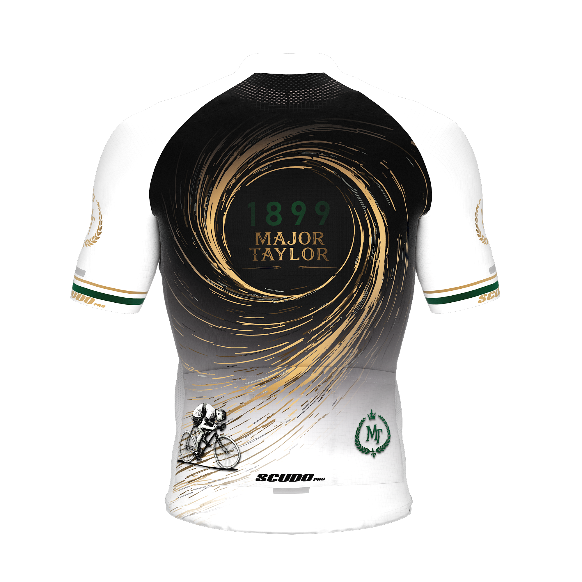Major Taylor | Golden Champion | Short Sleeve Cycling PRO Jersey