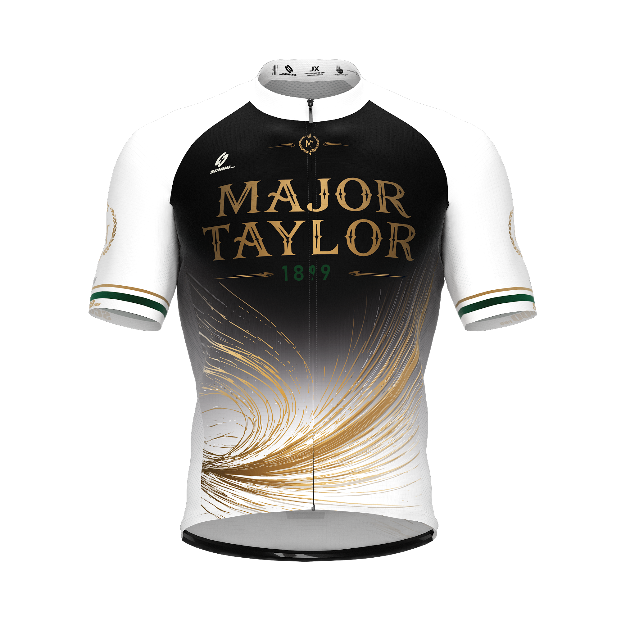 Major Taylor | Golden Champion | Short Sleeve Cycling PRO Jersey