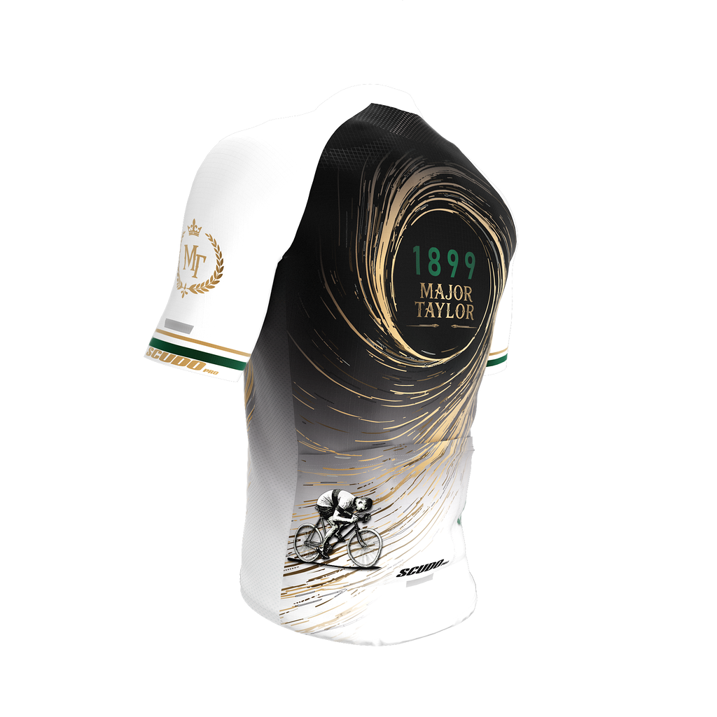 Major Taylor | Golden Champion | Short Sleeve Cycling PRO Jersey