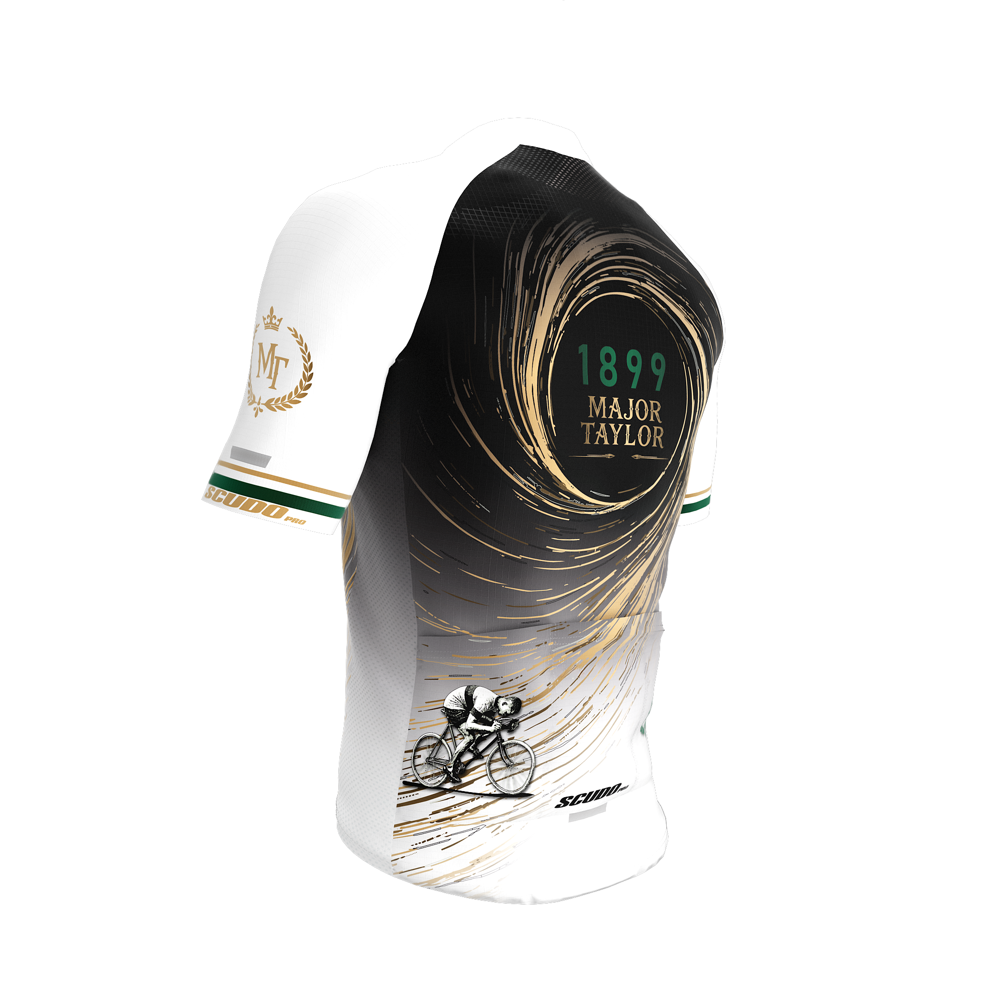 Major Taylor | Golden Champion | Short Sleeve Cycling PRO Jersey
