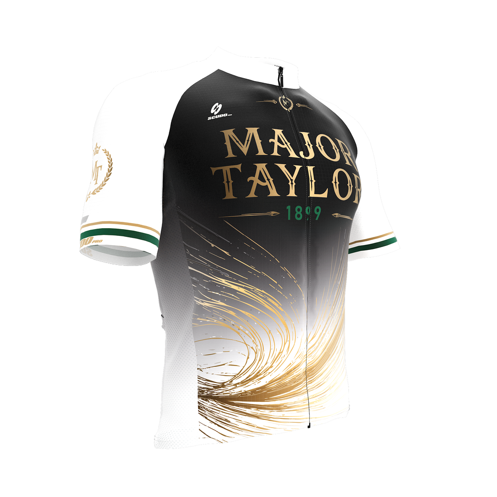 Major Taylor | Golden Champion | Short Sleeve Cycling PRO Jersey
