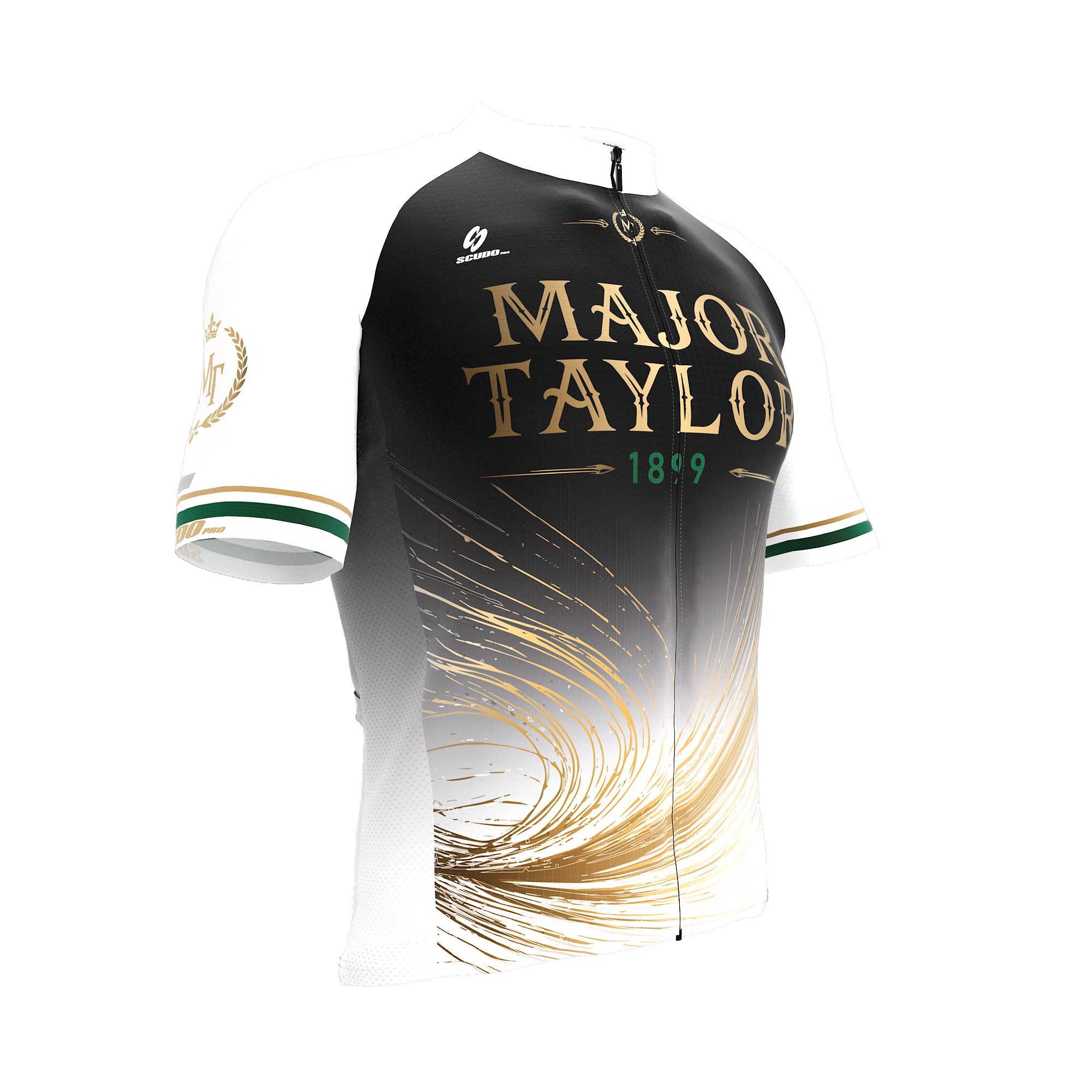 Major Taylor | Golden Champion | Short Sleeve Cycling PRO Jersey