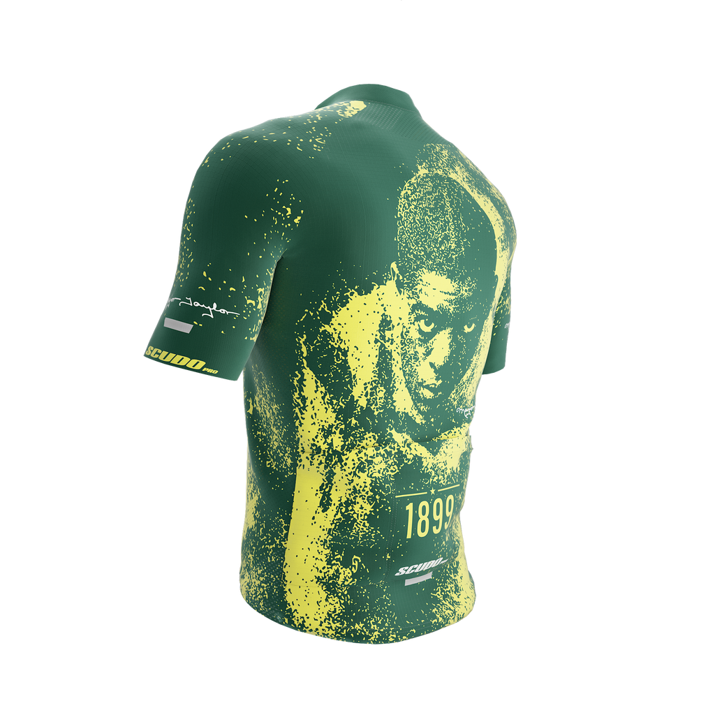 Major Taylor | Legend | Green Yellow | Short Sleeve Cycling PRO Jersey