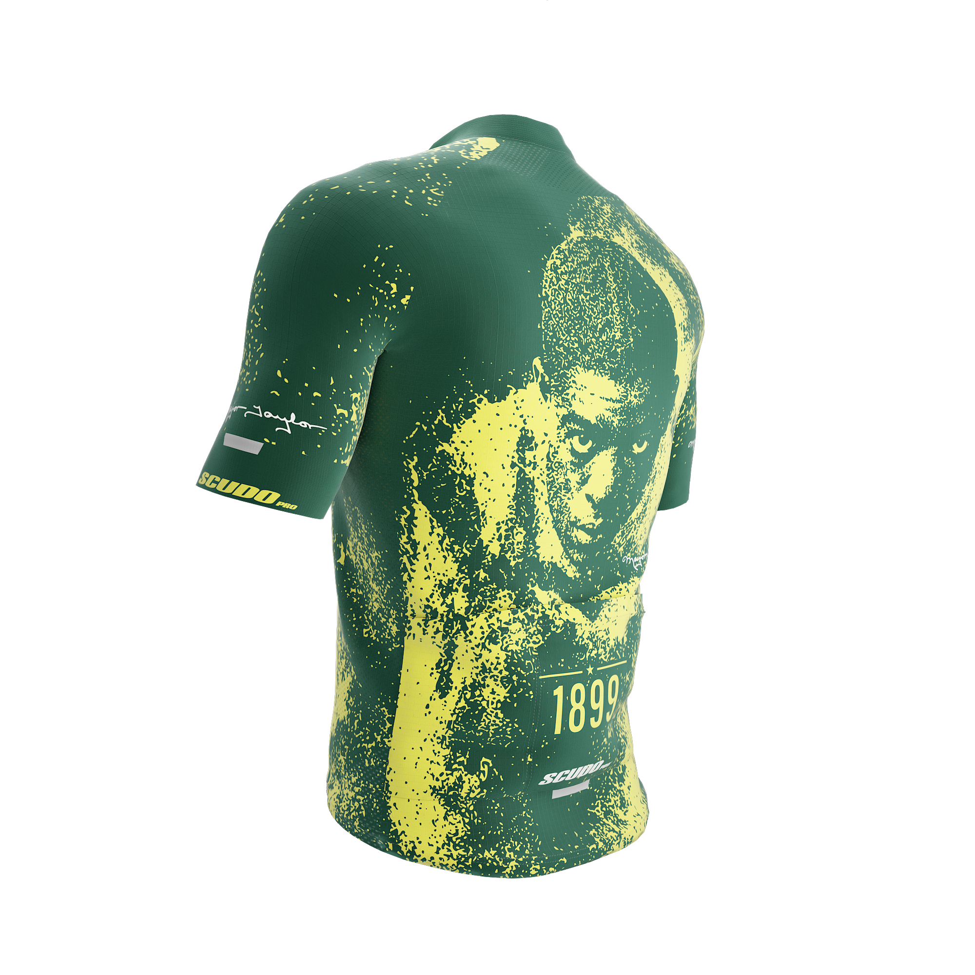 Major Taylor | Legend | Green Yellow | Short Sleeve Cycling PRO Jersey