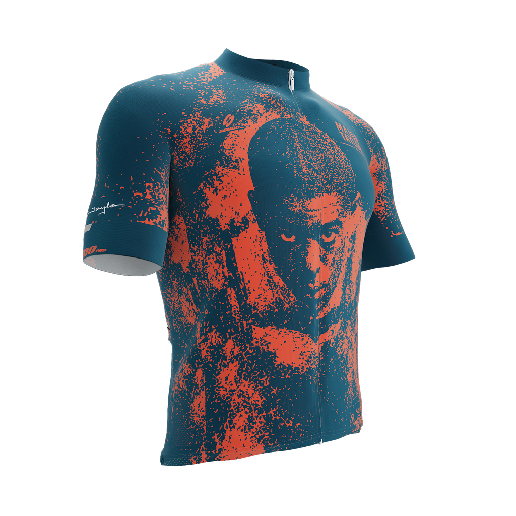 Major Taylor | Legend | Orange Blue | Short Sleeve Cycling PRO Jersey