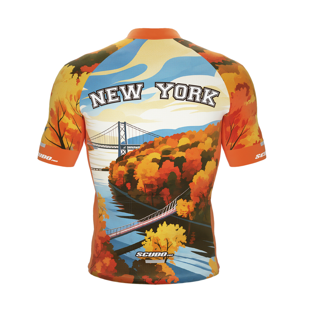 New York US State | V2 | Short Sleeve Cycling PRO Jersey