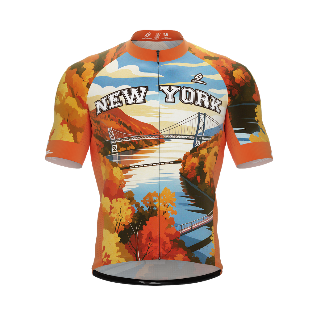 New York US State | V2 | Short Sleeve Cycling PRO Jersey