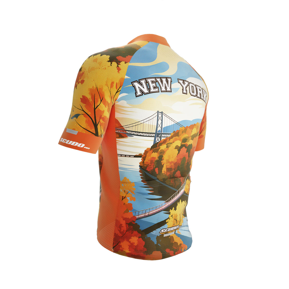 New York US State | V2 | Short Sleeve Cycling PRO Jersey