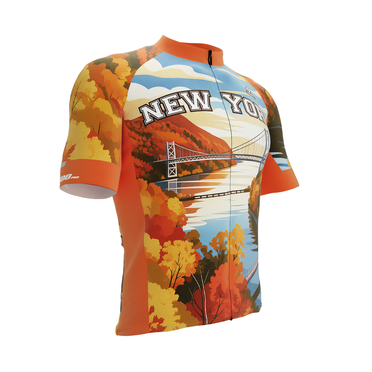 New York US State | V2 | Short Sleeve Cycling PRO Jersey