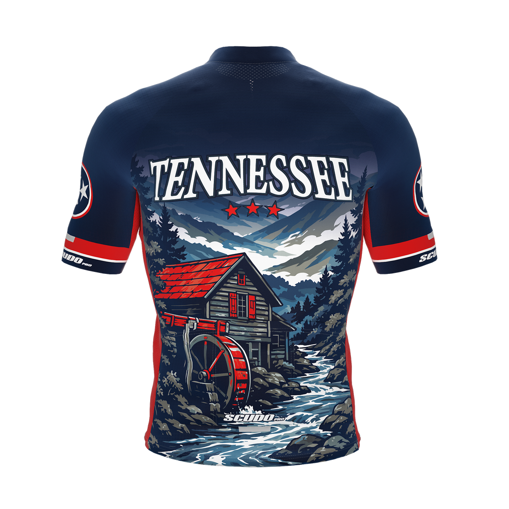 Tennessee US State | Short Sleeve Cycling PRO Jersey | Men and Women