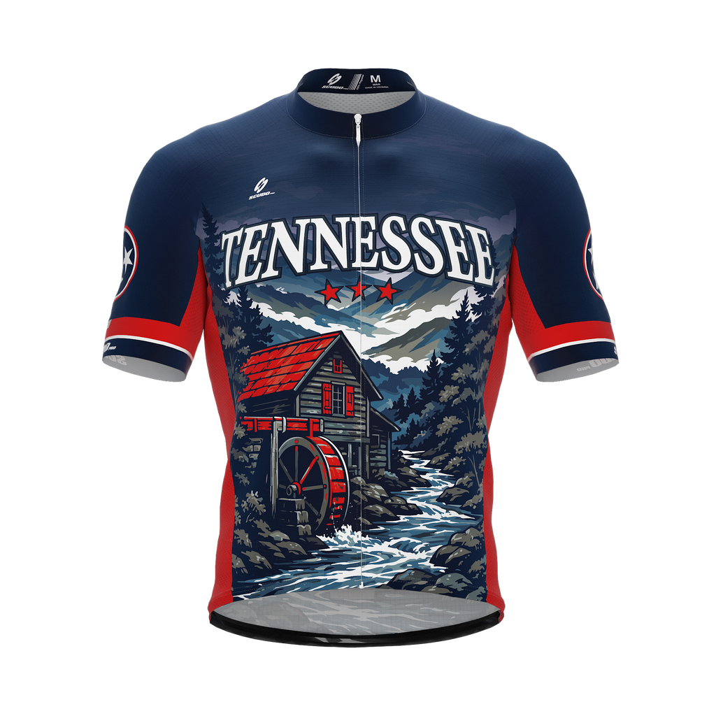 Tennessee US State | Short Sleeve Cycling PRO Jersey | Men and Women