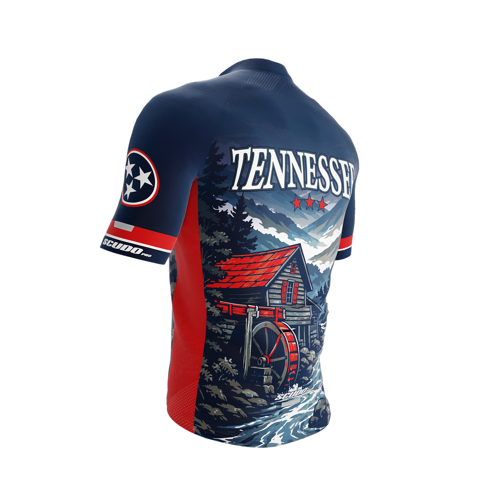 Tennessee US State | Short Sleeve Cycling PRO Jersey | Men and Women
